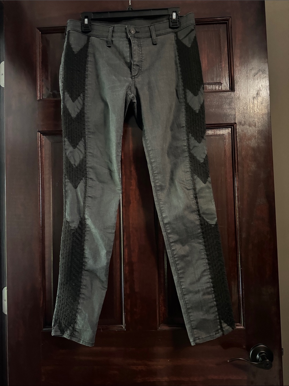 rag & bone black Slim Straight Jeans